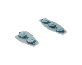 Walraven RapidRail X-connector i zink, model WM0-35, med flade metalbeslag og synlige runde bolte.