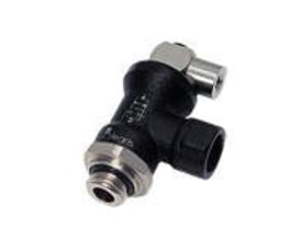 Parker Legris stopventil 7881 i forniklet messing med 1/2" udvendigt og indvendigt BSPP gevind, ROHS-kompatibel.