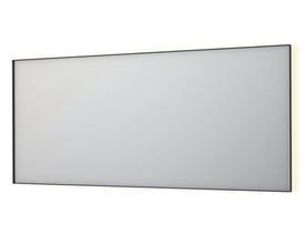 Sanibell INK SP32 LED spejl 180x80 cm med matsort aluramme og indirekte, dæmpbar belysning.