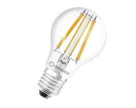 Ledvance LED standard filament pære med E27 sokkel, 11W, 1521lm, klar glas og 827 varm hvid lysfarve.