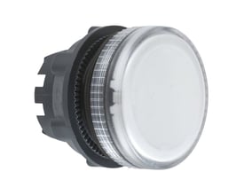 Schneider Electric lampehoved ZB5 BA9s med klart lys og 22mm diameter, beregnet til Harmony Style 5 serien.