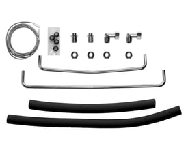 Vaillant forbindelsesrør sæt med fittings, rør og slanger, klar til montering.