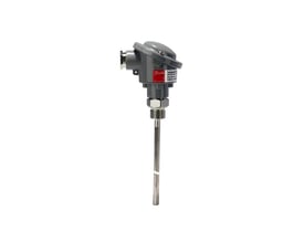 Danfoss MBT 5252 temperaturføler med 100mm stik, type B tilslutning og isoleret stikboks.