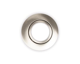 Scan Products Luna Quick/Combi install front i børstet aluminium, 88 mm i diameter, til indendørs brug.