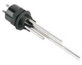 Omron elektrodeholder til 3-polet elektrode, 300 mm lang, med sorte og metaldele på hvid baggrund.