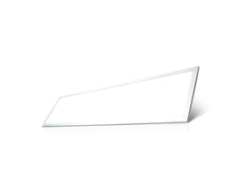 V-TAC VT-6147 LED panel i 1200x300mm med hvid ramme og hvid lysflade, vist med skygge på hvid baggrund.