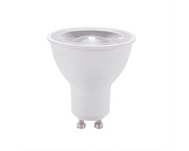 LEDlife LUX6 LED-spot på 6 W med hvidt hus, GU10-fatning, dæmpbar funktion og koldt hvidt lys.