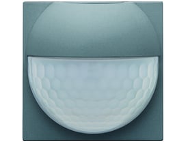 Niko bevægelsessensor til indendørs brug med 180° detekteringsområde og 9 m rækkevidde, i farven steel grey coated.