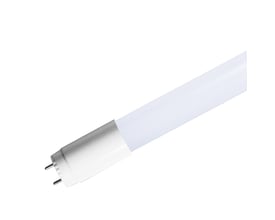 V-Tac Pro VT-062 T8 nano plast LED-rør, 60 cm, med G13 fatning og synlige stifter på hvid baggrund.