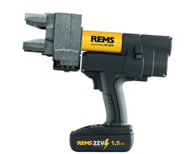 Rems Ax-Press 30 22V ACC BP akku-press tang med kraftig 22V 1,5Ah Li-Ion batteri, klar til brug.
