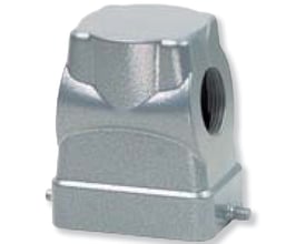 Procon stikhus B6 med 56mm højde, pulverlakeret aluminium, og 1xM20 sideforskruning.