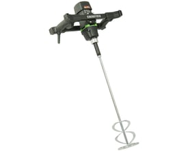 Eibenstock EHR 20.1 L røreværk med 1300W motor, grønt håndtag og 135 mm WG rørestav på hvid baggrund.