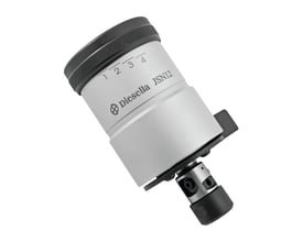 Diesella gevindskæreapparat M2-M7 JSN12 vist fra siden, fremhæver dens kompakte design og momentjusteringsskala.