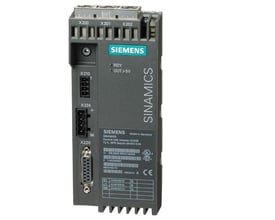 Siemens styreenhed adapter CUA32 til PM340 power moduler, med forskellige terminaler og en D-sub port.