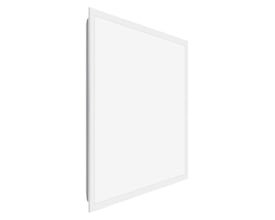Ledvance Panel Compact LED set fra siden, viser den slanke profil og aluminiumsramme.