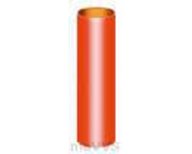 SML støbejernsrør på 70 mm x 3000 mm, uden muffe, præsenteret i en orange farve.