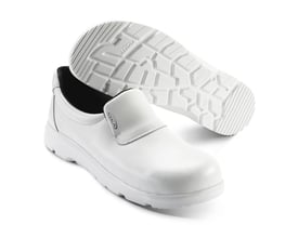 Sika Footwear Ootimax S2 hvid arbejdssko i str. 40 med skridhæmmende ydersål og stål tåværn.