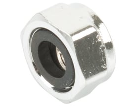 Unico forkromet omløber med 3/8'' indvendigt gevind til 10mm rør med plan pakflade.