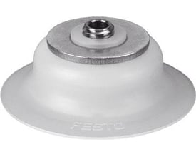 Festo vakuumsuger ESS-30-SS med en diameter på 30 mm og logoet tydeligt præget på koppens overflade.