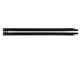 DeWalt XR klingesæt på 430 mm til alligatorsav med to sorte savklinger lagt parallelt.
