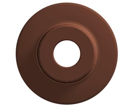 Ironside skærehjul til rørskærer, 19 x 6,2 mm, vist forfra med rund form og centralt hul.