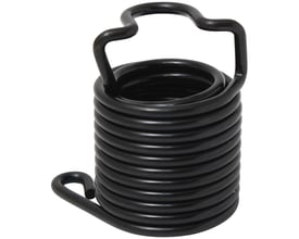 Original sort metal fjeder med to kroge, designet som mejselholder til FLAIR 500719 mejselhammer.