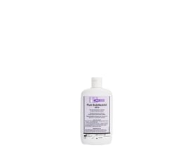 Plum BodyNeutrAll Emergency Solution på 100 ml i en hvid flaske med lilla etiket og hvidt låg.