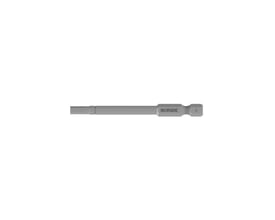 Ironside S2 Plus unbrako-bit på 75 mm med 4 mm spids og 1/4 tomme sekskanttilslutning, set fra siden.