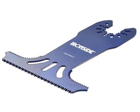 Ironside savklinge til multicutter, 70 mm til gips, med brede savtænder og åbninger til Quick Release-optag.