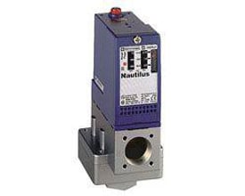 Schneider Electric pressostat, model Nautilus, med 1/4" BSP hun tilslutning og justerbart trykområde 0,15-2,5 bar.