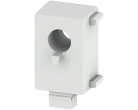 Siemens 40 A-sensortilbehør til sensorbar, model 7KT1254, med rektangulært hus og rund åbning.
