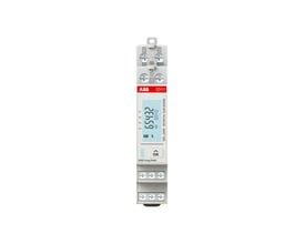 ABB D11 1-faset energimåler med digitalt display, klar til direkte måling op til 40A og Modbus-kommunikation.