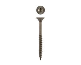 Spånskrue i rustfrit stål (A2) med undersænket hoved, TX10 kærv og enkeltløbet gevind, 3x16mm.