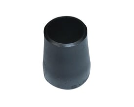 Koncentrisk svejsereduktion af sort, sømløst stål, med en diameter på 48,3-33,7 mm og godstykkelse 5,0-4,0 mm.