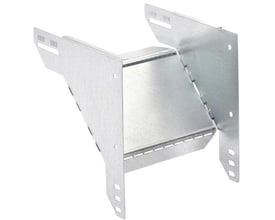 Schneider Electric FZS vertikalt t-stykke til kabelbakker med 200 mm bredde og 60 mm højde i el-forzinket stål.