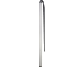 Schneider Electric installationsstav POL- M10 i eloxeret aluminium med en 2415+2000 mm bøjelig slange.