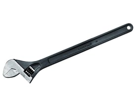 Bahco 24" justerbar skiftenøgle model 86 vist med en mørkegrå, mat finish og præget Bahco logo på skaftet.