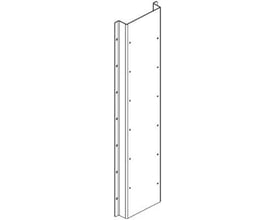 Cubic Montageplade ICCM2X4 med bredde på 2 moduler og højde på 4 moduler, lavet af metal.