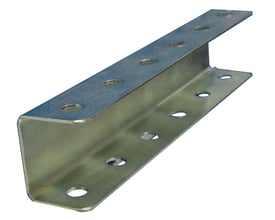 Maskinfabrikken Universal ophæng til 6 skruetrækkere med Ø8mm diameter, udført i galvaniseret metal med mange huller til montering.