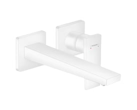 HANSGROHE etgrebsbatteri med 225mm tud, hvid mat finish, til indbygning i vægmontering.