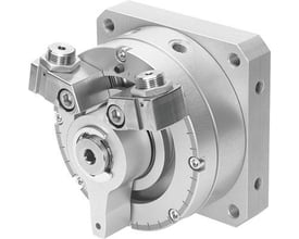 Festo semi-rotary drive DSM-16-270-P-A-B i metal med justerbar rotationsvinkel og fast stop.