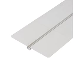 Unico varmefordelingsplade i aluminium til 20mm rør, 1150x280mm, med omega-formet spor og tynd profil.