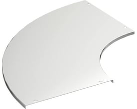 Schneider Electric låg til 90° bøjning, 600mm bredde, varmgalvaniseret stål for kabelstiger.
