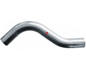 Unico forzinket overbøjning fz til 18mm rør med to nippelender, perfekt til krydsende rørføring.