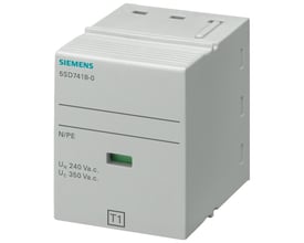 Siemens 5SD7418-0 plug-in modul til overspændingsbeskyttelse, type 1 N-PE, UC 350V.