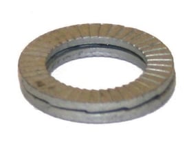 HEICO-LOCK låseskive DP M12 med 12mm boltstørrelse og stor udvendig diameter på 25,4mm.