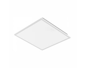 SpectrumLED Algine LED-panel på 60 × 60 cm med hvid kant, set skråt forfra; panelet har 40 W og 4000 lumen.