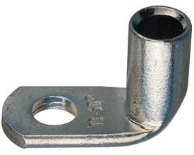 Klauke kabelsko 90 grader til 16 mm² ledere med 12 mm M12 hul og inspektionshul.