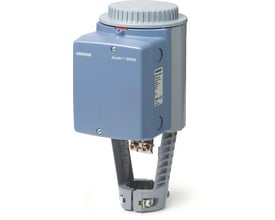 Siemens Acvatix SKD62 ventil aktuator, elektrohydraulisk, 1000N, 20mm, 24V, 3P SR UL, med monteringsdetaljer.