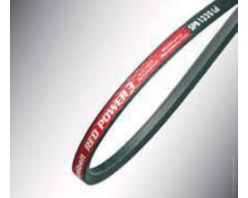 Optibelt Red Power 3 smalkilerem SPB med en længde på 2240 mm og en højde på 13 mm, vist på en grå baggrund.